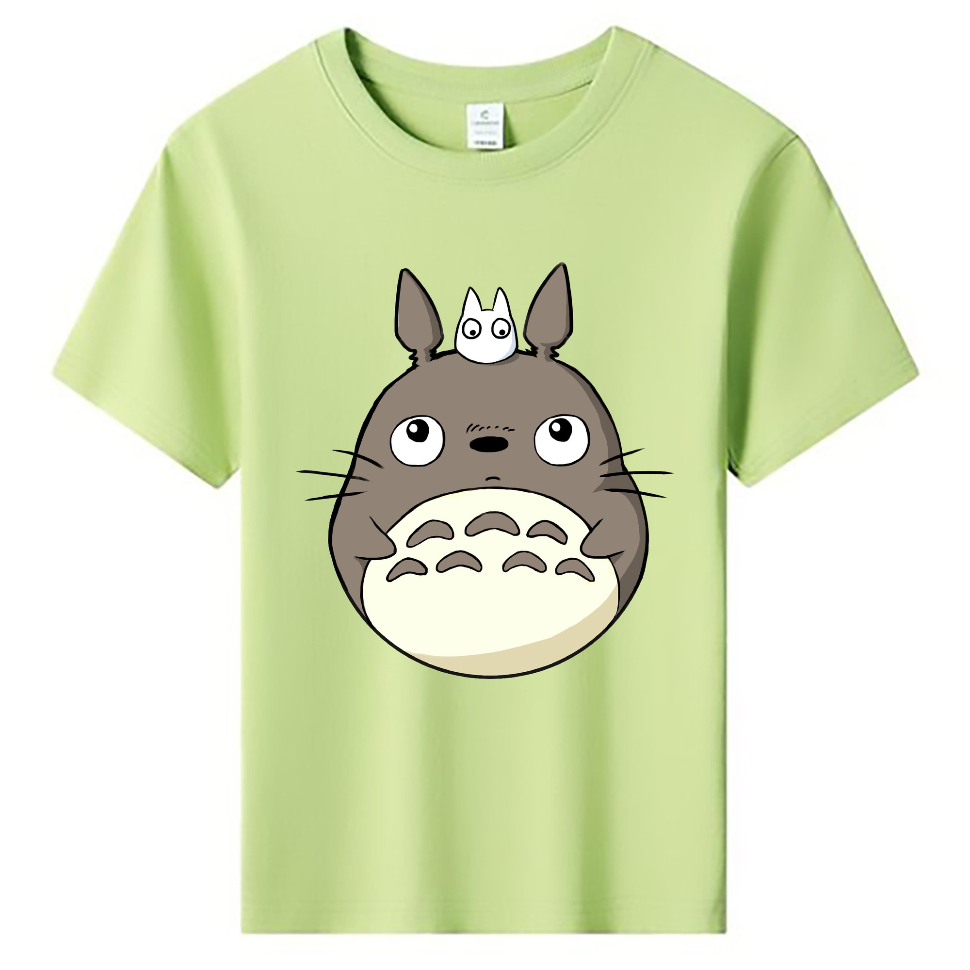 （画像用） となりのトトロ 草壁メイ 草壁サツキ My Neighbor Totoro Satsuki Kusakabe Mei Kusakabe 綿100％キッズTシャツ（フロントプリント）